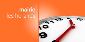 horaires de la mairie